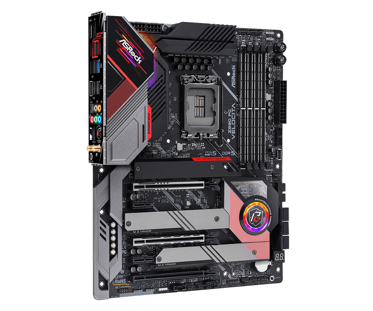 لوحة أم Asrock Z690 PG VELOCIT - مراجعة Lga 1700 Ddr5 Itx Motherboard وسعره