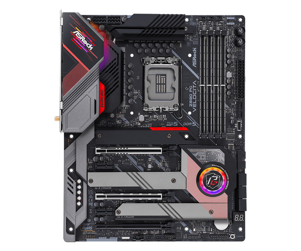 لوحة أم Asrock Z690 PG VELOCIT - مراجعة Lga 1700 Ddr5 Itx Motherboard وسعره