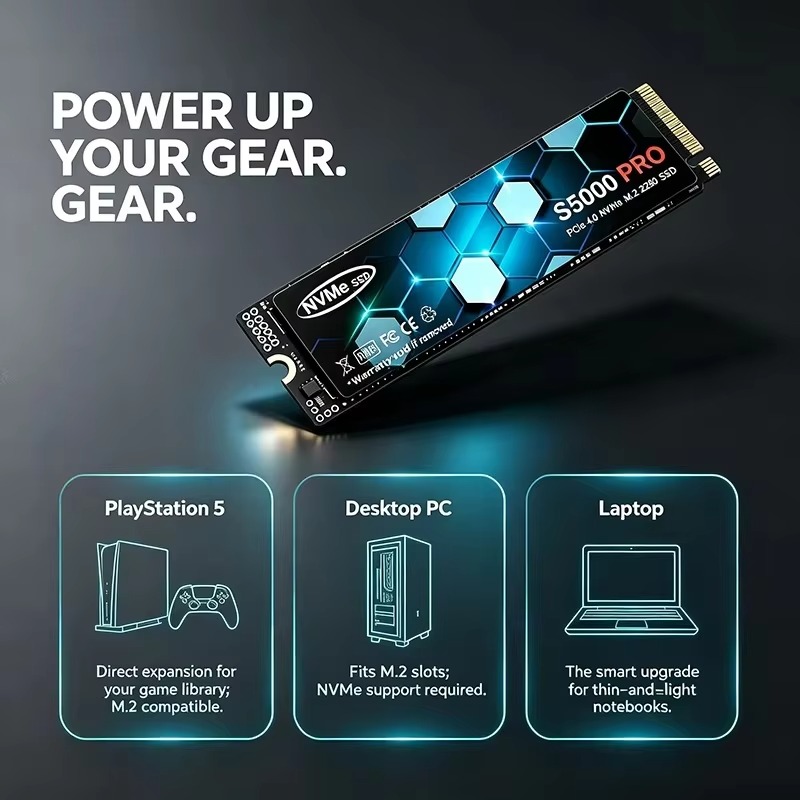 قرص تخزين صلب جديد S5000 PRO M - مراجعة M.2 Nvme 4Tb Pcie 4.0 Ssd وسعره